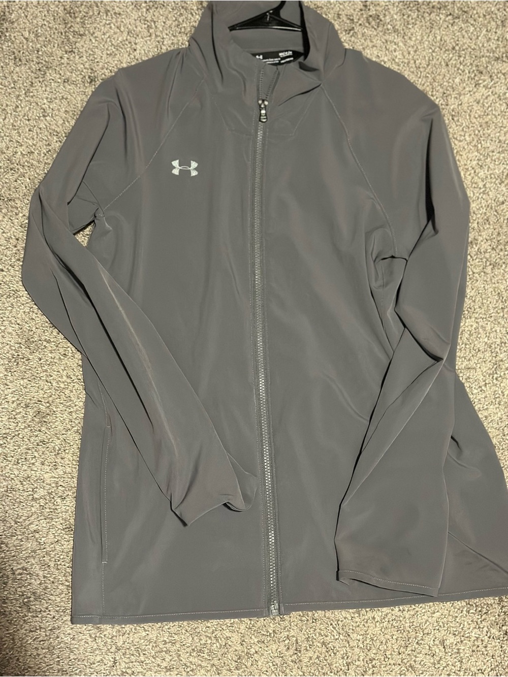 Under Armour Gray Full-Zip Women's Utility Jacket